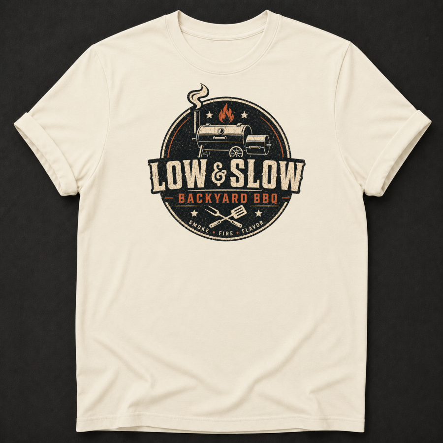 Low & Slow Backyard BBQ Tee