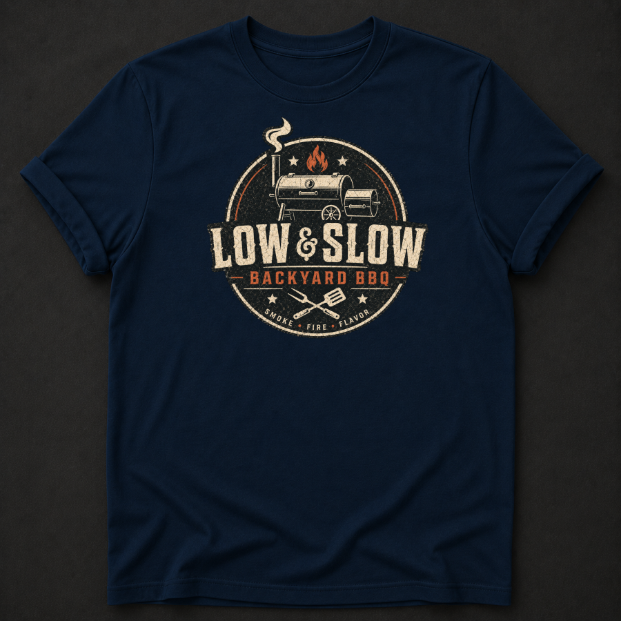 Low & Slow Backyard BBQ Tee