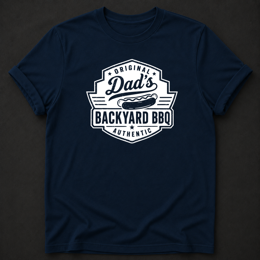 Original Dad's Backyard BBQ Tee