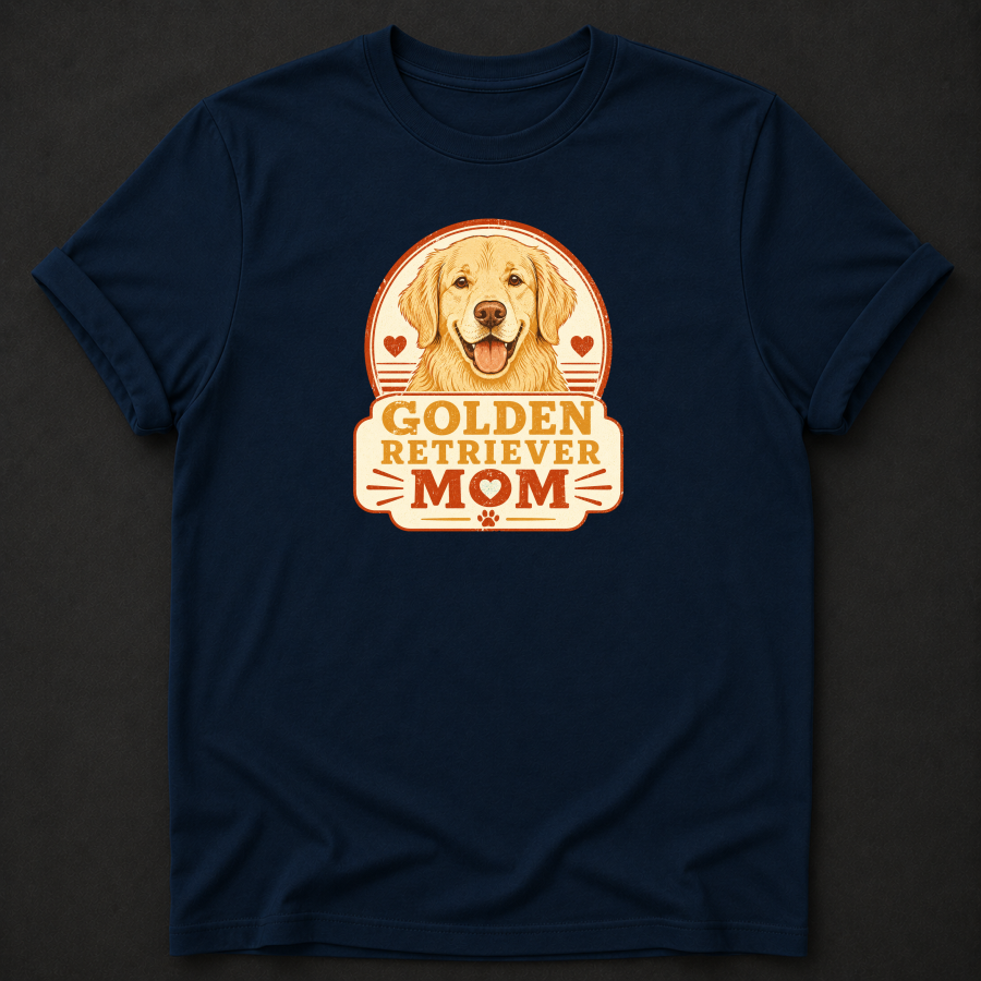 Golden Retriever Mom T-Shirt – Dog Mom Graphic Tee
