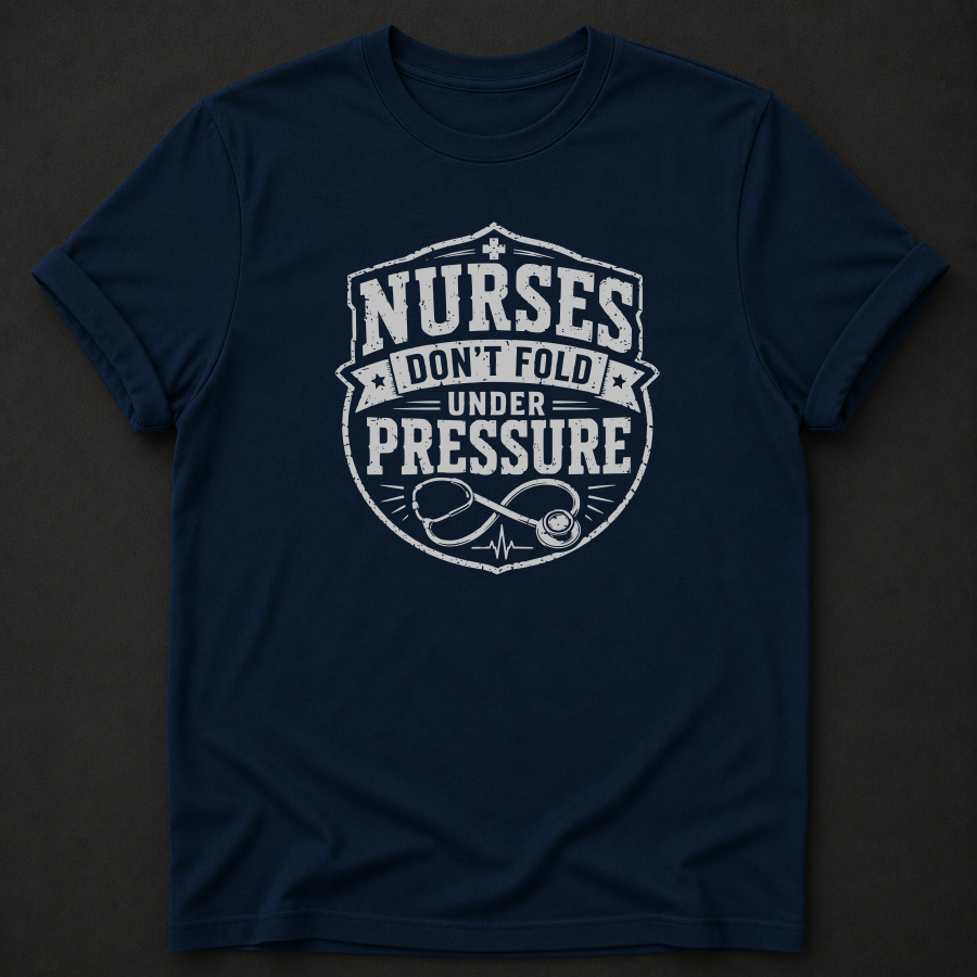 Nurses Don't Fold Under Pressure T-Shirt