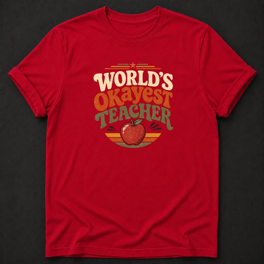 World's Okayest Teacher T-Shirt