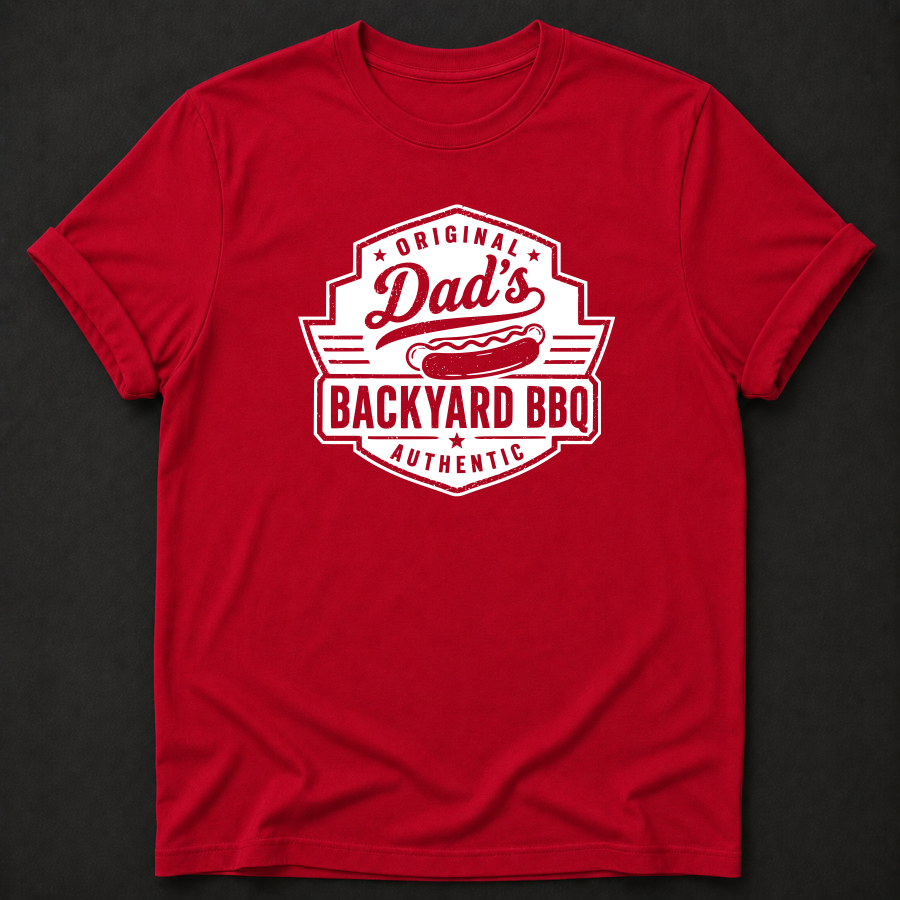 Original Dad's Backyard BBQ Tee