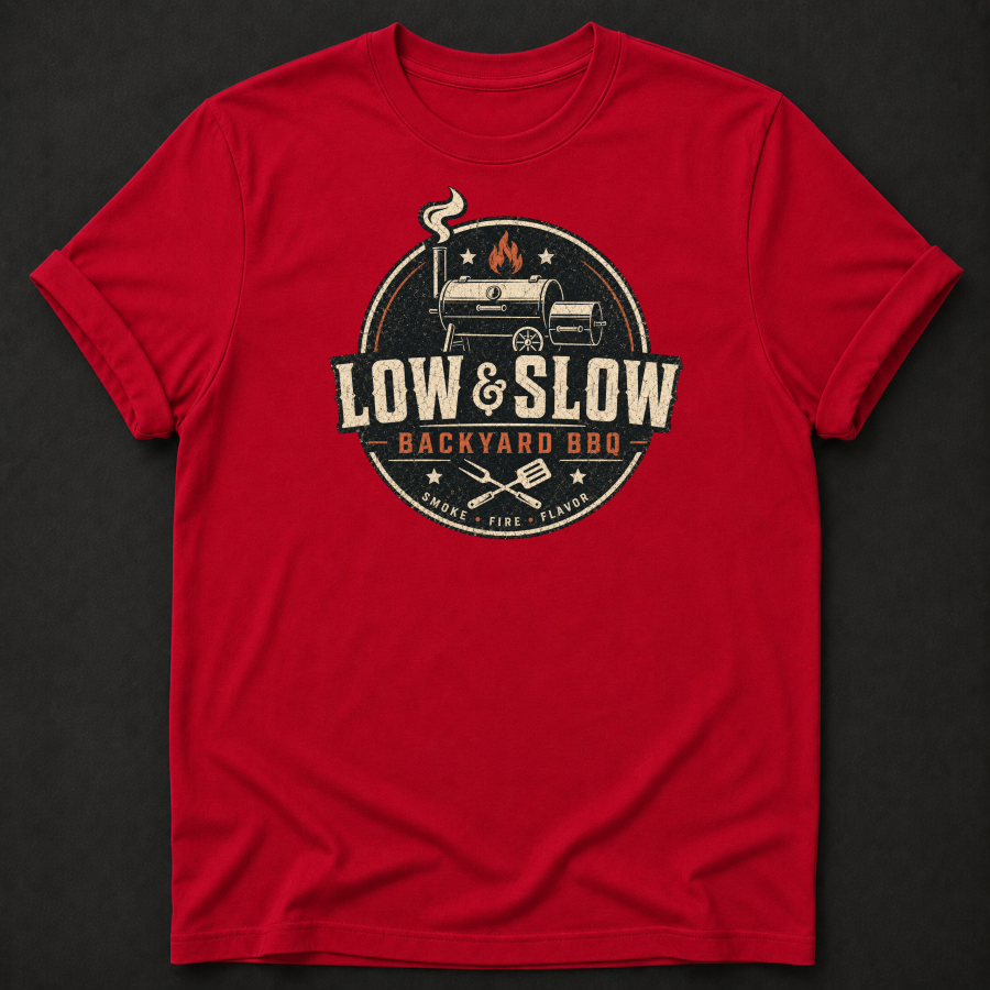 Low & Slow Backyard BBQ Tee