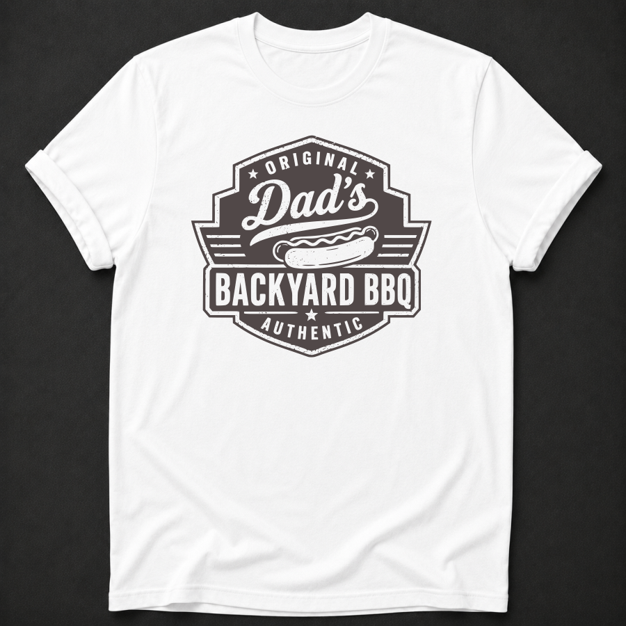 Original Dad's Backyard BBQ Tee