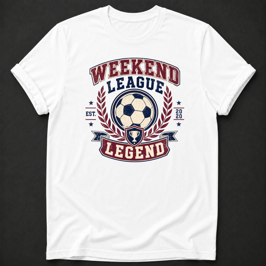 Weekend League Legend T-Shirt – Vintage Soccer Football Tee