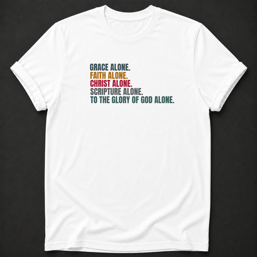 Five Solas Christian T-Shirt