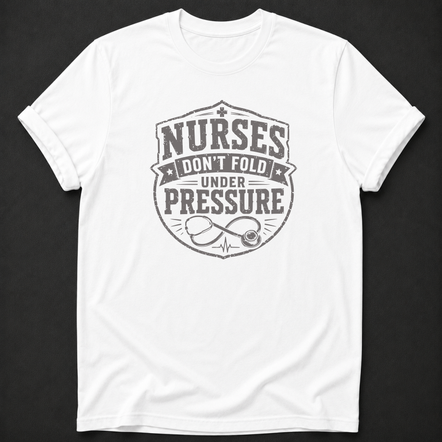 Nurses Don't Fold Under Pressure T-Shirt