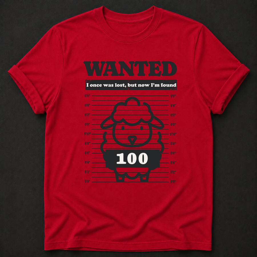 Wanted: The Lost Sheep Tee — Luke 15:4